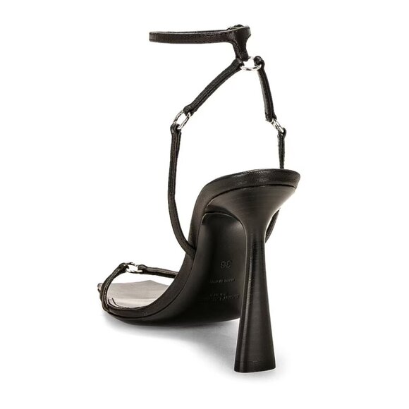 LIKE NEW Saint Laurent Nova Sandal in Nero size 37.5 / US 7.5 - Picture 4 of 11